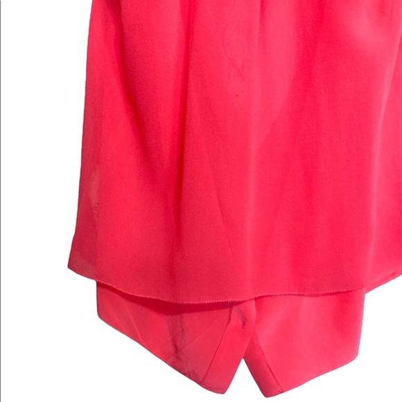 XXS•NWT•ARITZIA•WILFRED•100% SILK NEON GLOW FLOWY BLOUSE• - Picture 7 of 7
